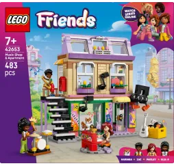 LEGO Friends Sklep muzyczny i mieszkanie – klocki konstrukcyjne