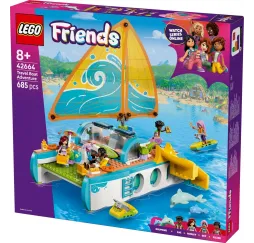 LEGO Friends Przygoda na łodzi – klocki konstrukcyjne dla dzieci