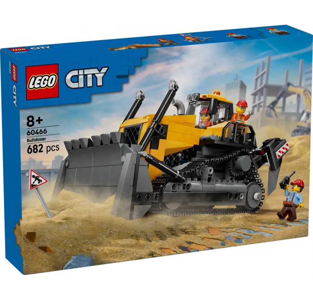 LEGO City Żółty buldożer – klocki konstrukcyjne dla dzieci 8+