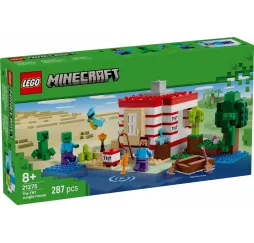 LEGO Minecraft Dom TNT w dżungli – klocki konstrukcyjne 8+