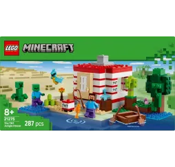 LEGO Minecraft Dom TNT w dżungli – klocki konstrukcyjne 8+