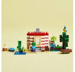 LEGO Minecraft Dom TNT w dżungli – klocki konstrukcyjne 8+