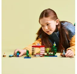 LEGO Minecraft Dom TNT w dżungli – klocki konstrukcyjne 8+