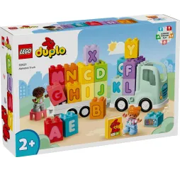 LEGO DUPLO Ciężarówka z alfabetem – klocki edukacyjne dla malucha