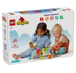 LEGO DUPLO Ciężarówka z alfabetem – klocki edukacyjne dla malucha