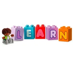 LEGO DUPLO Ciężarówka z alfabetem – klocki edukacyjne dla malucha