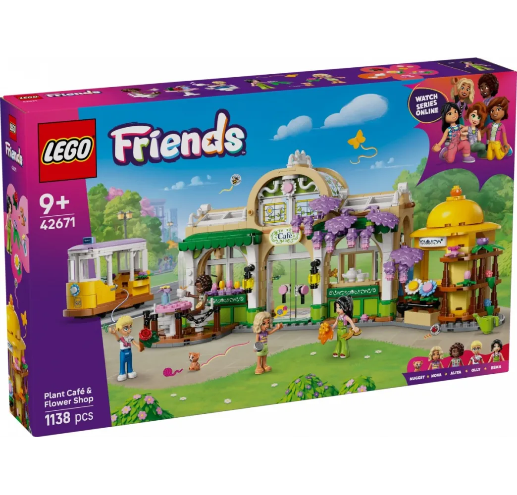 LEGO Friends Zielona kawiarnia i kwiaciarnia – klocki konstrukcyjne