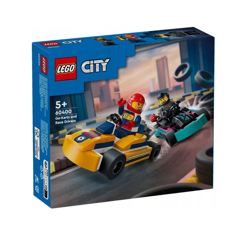 LEGO City Gokarty i kierowcy – klocki konstrukcyjne dla dzieci