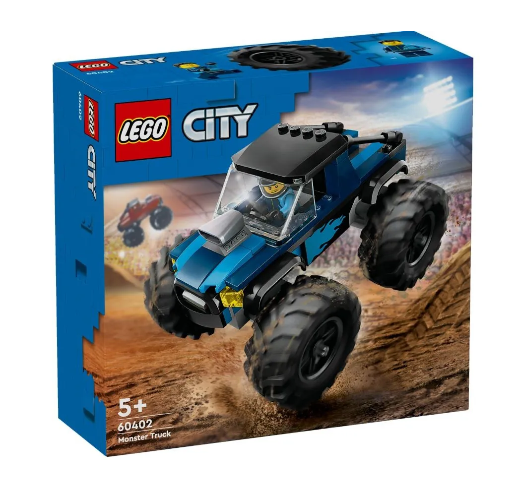LEGO Klocki City 60402 Niebieski monster truck