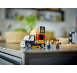 LEGO City Ciężarówka z burgerami – klocki konstrukcyjne 5+