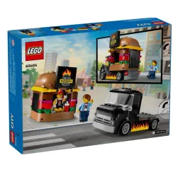 LEGO City Ciężarówka z burgerami – klocki konstrukcyjne 5+