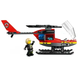 LEGO City Strażacki helikopter ratunkowy – klocki konstrukcyjne