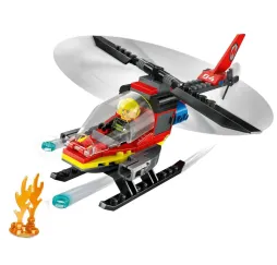 LEGO City Strażacki helikopter ratunkowy – klocki konstrukcyjne