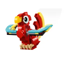 LEGO Creator Czerwony smok – klocki konstrukcyjne dla dzieci 6+