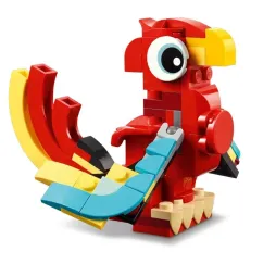 LEGO Creator Czerwony smok – klocki konstrukcyjne dla dzieci 6+