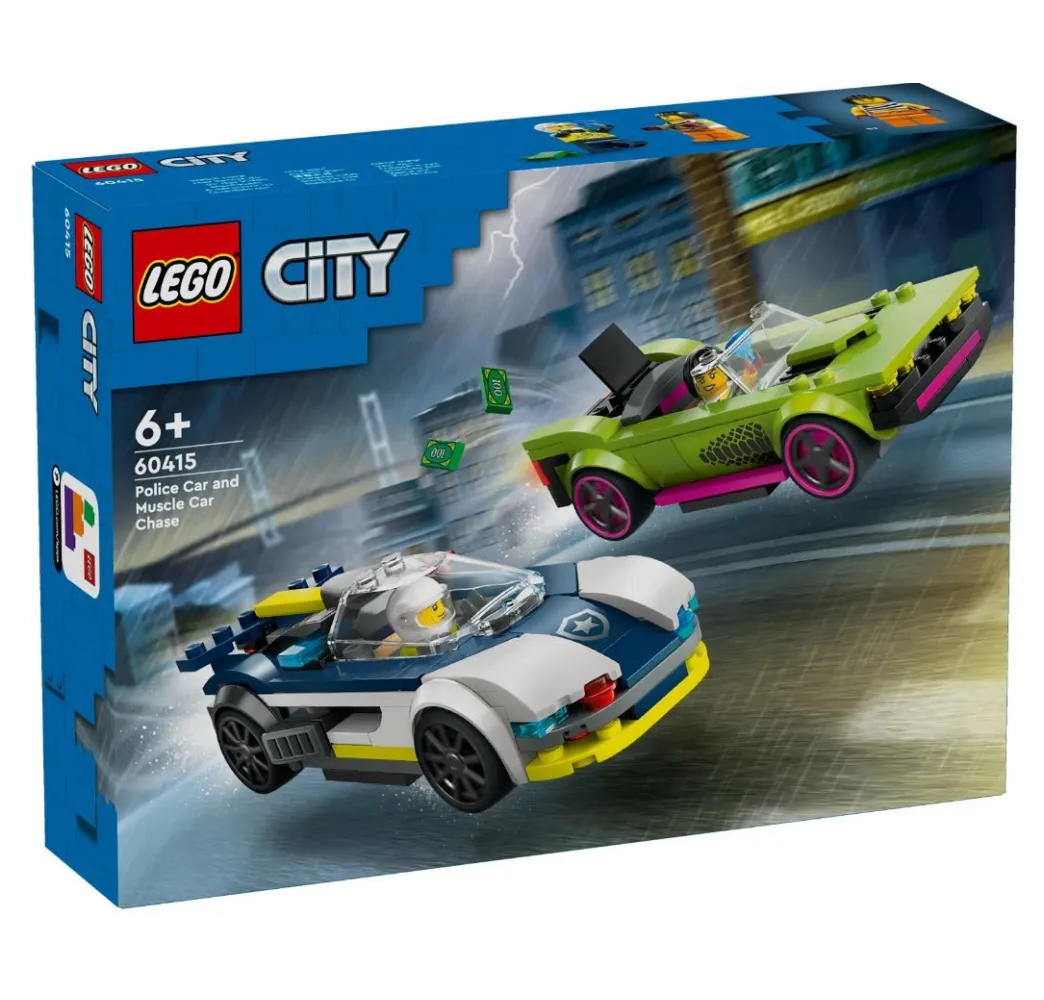 LEGO City Pościg radiowozu – klocki konstrukcyjne dla dzieci 6+