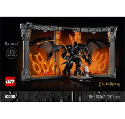 LEGO Władca Pierścieni Book nook z Balrogiem – klocki konstrukcyjne