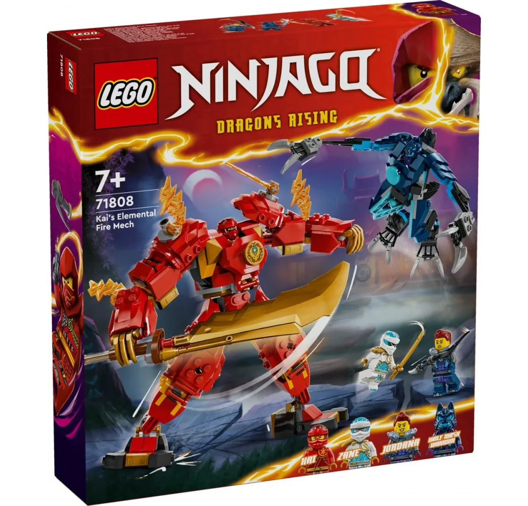 LEGO Ninjago Mech żywiołu ognia Kaia – klocki konstrukcyjne