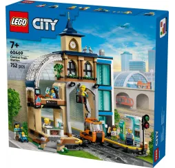 LEGO City Centralny dworzec kolejowy – klocki konstrukcyjne 7+