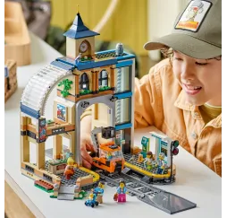 LEGO City Centralny dworzec kolejowy – klocki konstrukcyjne 7+