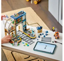 LEGO City Centralny dworzec kolejowy – klocki konstrukcyjne 7+