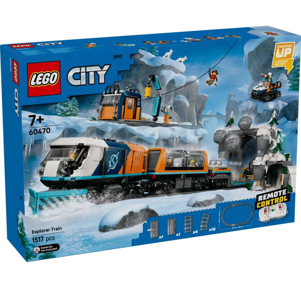 LEGO City Ekspres polarny – klocki konstrukcyjne dla dzieci 7+