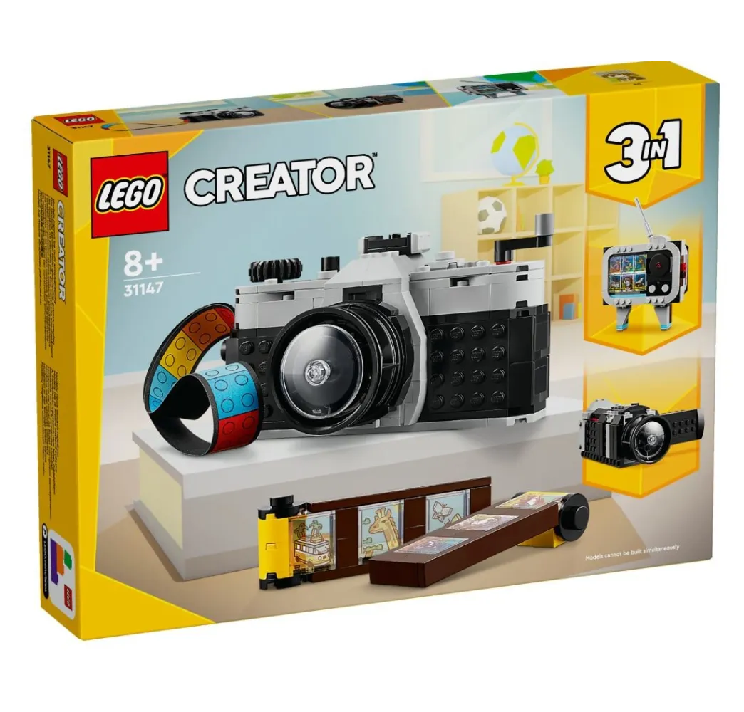 LEGO Creator Aparat retro – klocki konstrukcyjne dla dzieci 8+