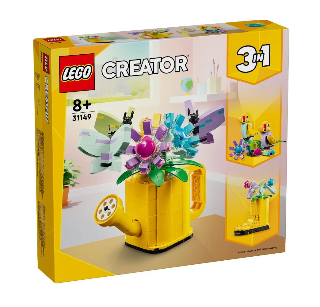 LEGO Creator Kwiaty w konewce – klocki konstrukcyjne dla dzieci
