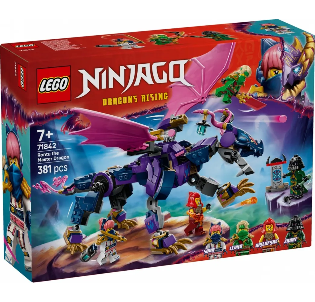LEGO Ninjago Smoczy mistrz Rontu – klocki konstrukcyjne 7+