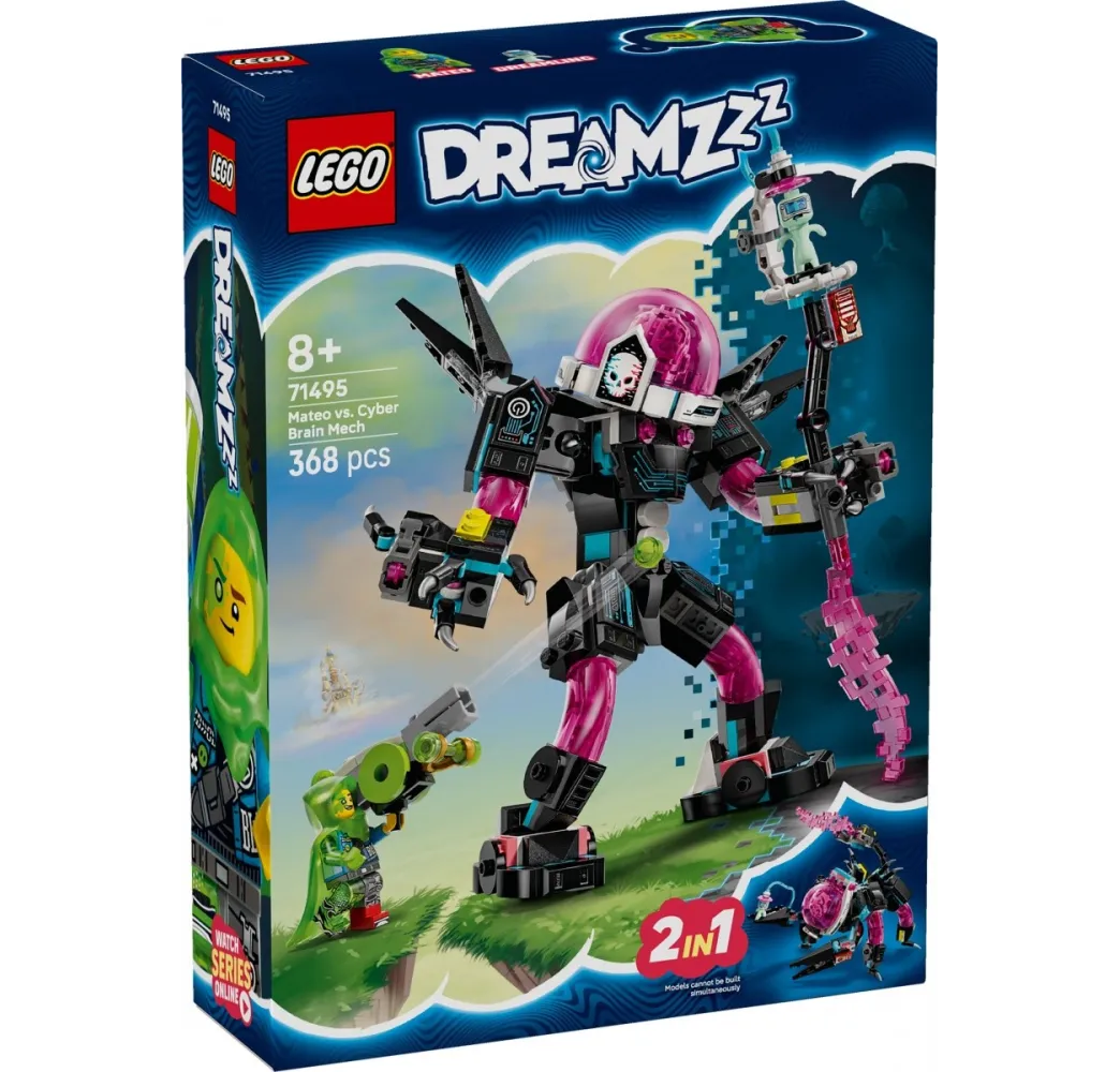 LEGO DREAMZzz Mateo kontra mech Cybermózgowca – klocki konstrukcyjne