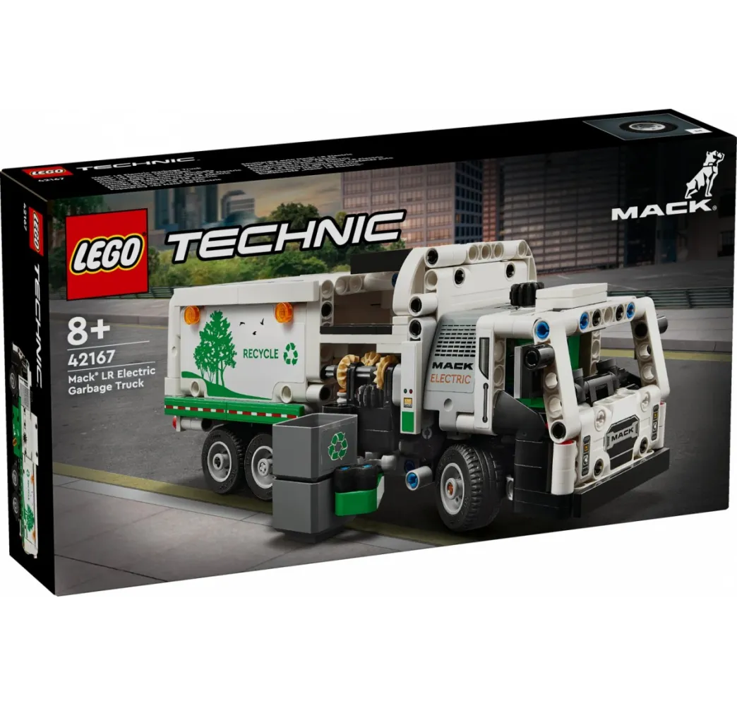 LEGO Technic Śmieciarka Mack LR Electric – klocki konstrukcyjne