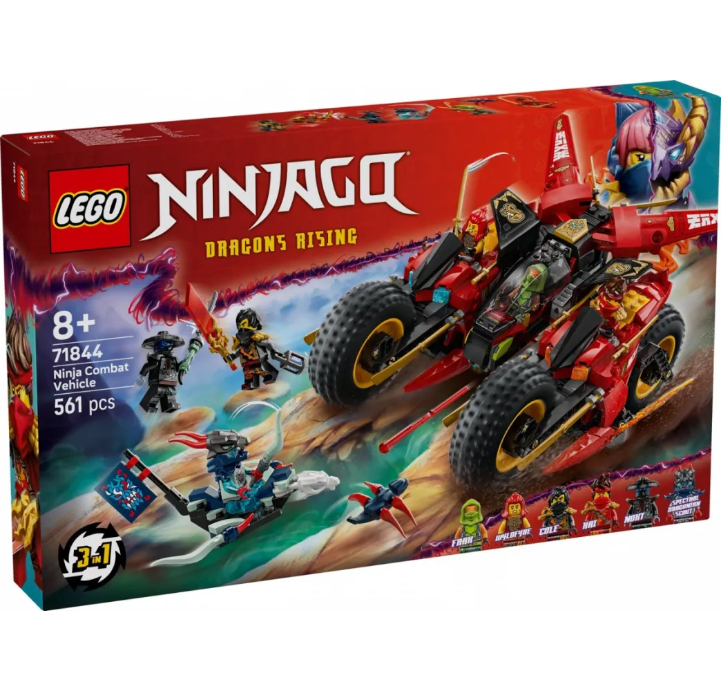 LEGO Ninjago Pojazd bojowy ninja – klocki konstrukcyjne 8+