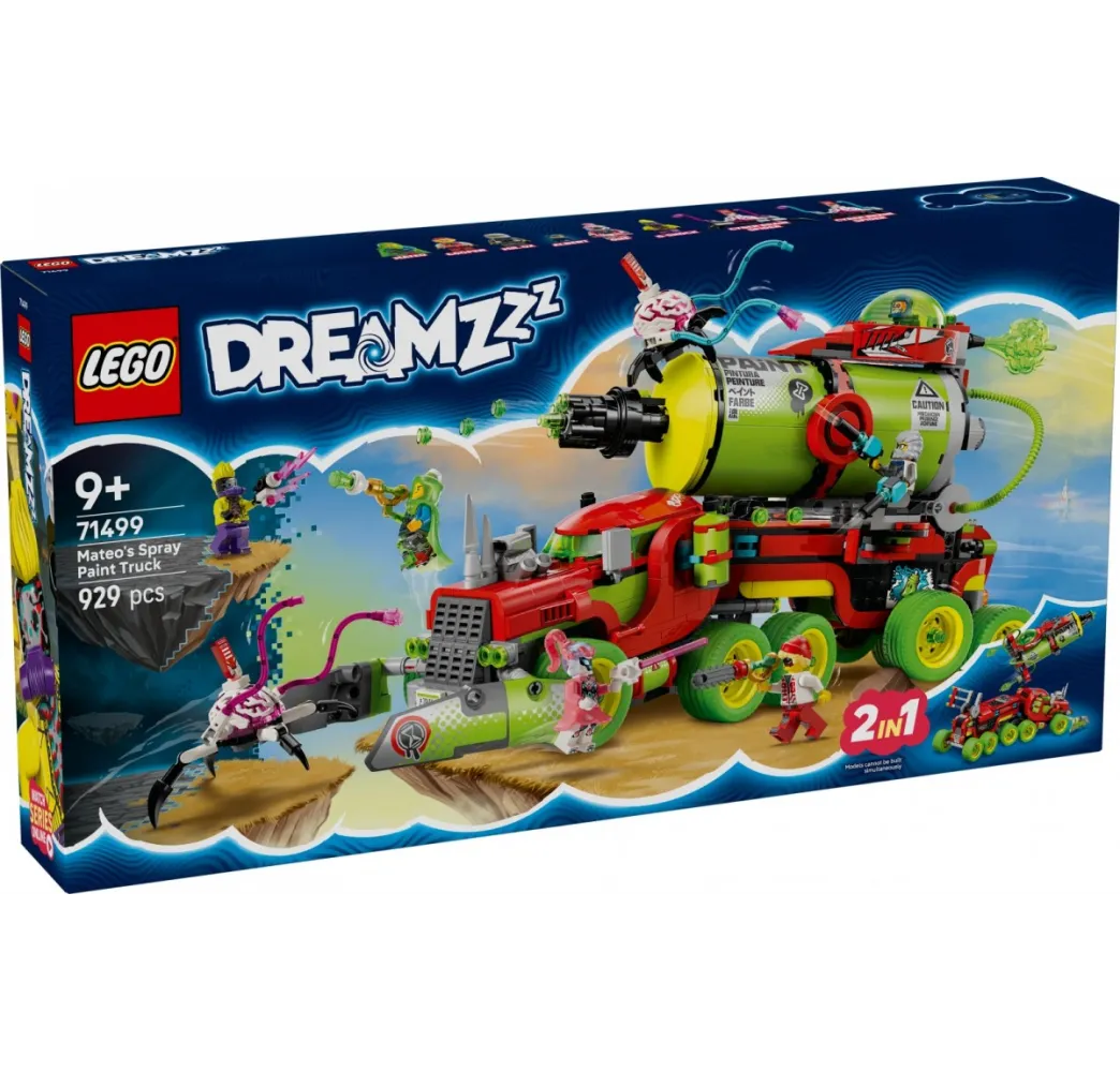 LEGO DREAMZzz Sprayowa ciężarówka Mateo – klocki konstrukcyjne