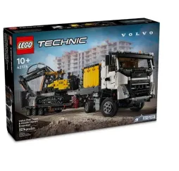LEGO Technic Volvo FMX i koparka – klocki konstrukcyjne 10+