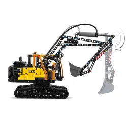 LEGO Technic Volvo FMX i koparka – klocki konstrukcyjne 10+