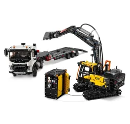 LEGO Technic Volvo FMX i koparka – klocki konstrukcyjne 10+