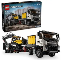 LEGO Technic Volvo FMX i koparka – klocki konstrukcyjne 10+