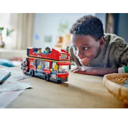 LEGO City Czerwony piętrowy autokar – klocki konstrukcyjne 7+