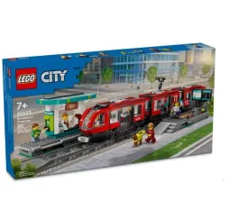 LEGO City Tramwaj miejski ze stacją – klocki konstrukcyjne 7+