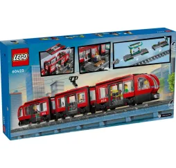 LEGO City Tramwaj miejski ze stacją – klocki konstrukcyjne 7+
