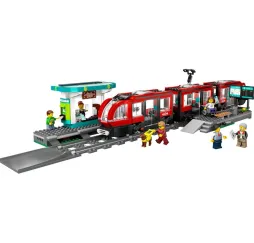 LEGO City Tramwaj miejski ze stacją – klocki konstrukcyjne 7+