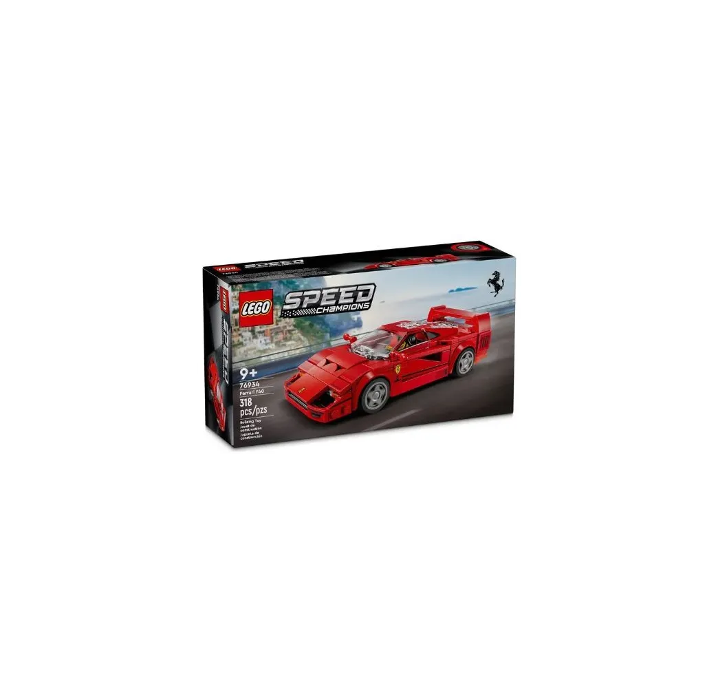 LEGO Speed Champions Ferrari F40 – klocki konstrukcyjne dla dzieci 9+