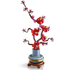 LEGO Icons Kwiat śliwy – klocki konstrukcyjne dla dorosłych