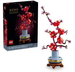 LEGO Icons Kwiat śliwy – klocki konstrukcyjne dla dorosłych