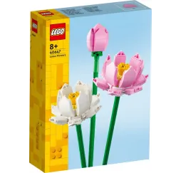 LEGO Kwiaty lotosu – klocki konstrukcyjne dekoracyjne 8+