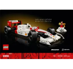 LEGO McLaren MP4/4 i Ayrton Senna – klocki konstrukcyjne Icons