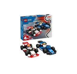 LEGO City F1 Bolidy Williams i Haas – klocki konstrukcyjne