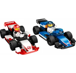LEGO City F1 Bolidy Williams i Haas – klocki konstrukcyjne