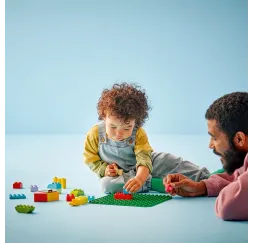 LEGO DUPLO Zielona płytka konstrukcyjna – klocki dla dzieci