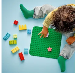 LEGO DUPLO Zielona płytka konstrukcyjna – klocki dla dzieci